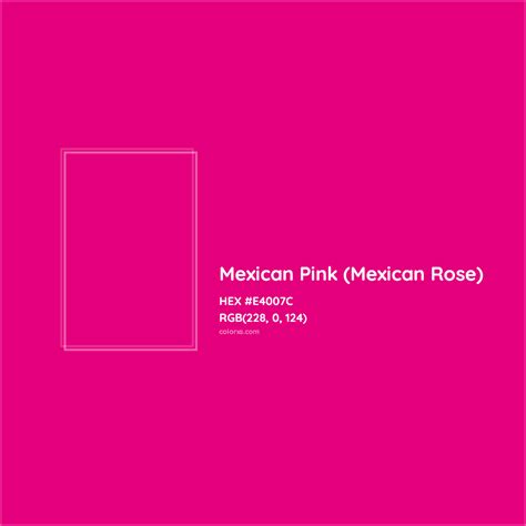 rosa mexicano color